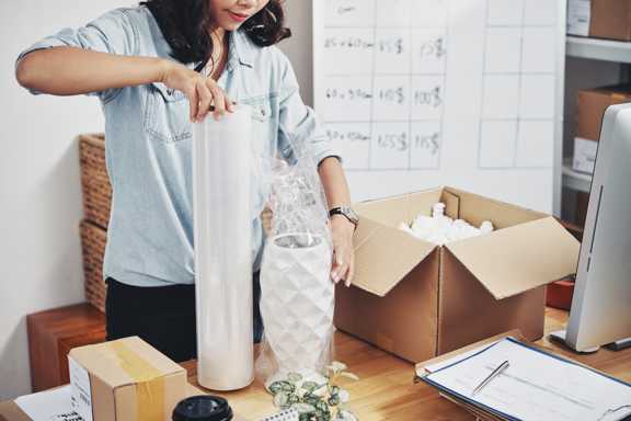 بسته بندی شکستنی