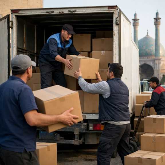 خدمات حمل بار سریع در اصفهان | درونشهری و برونشهری 4 حمل سریع بار