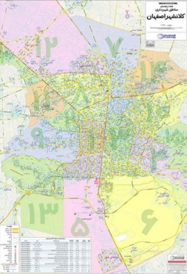 نقشه اصفهان