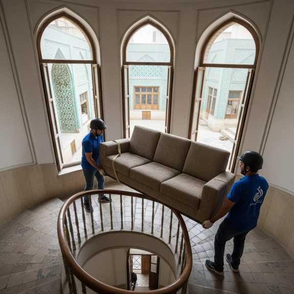 کارگر حرفه ای برای اسباب کشی