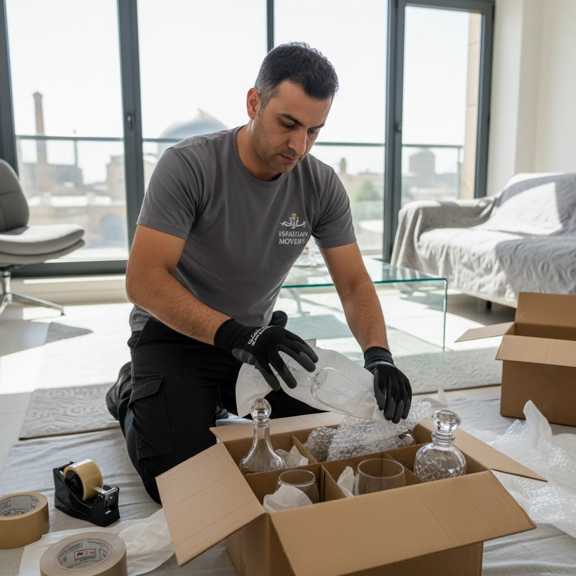 راهنمای کامل بستهبندی وسایل شکستنی 4 بسته بندی مخصوص لیوان و فنجان